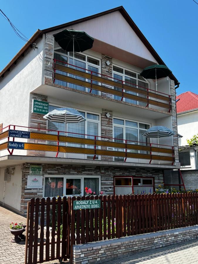 Apartment Pension Rideg Hévíz Exterior foto